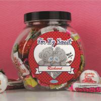 Personalised Me to You Bear Love Heart Couple 250g Sweet Jar Extra Image 3 Preview